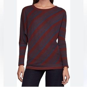 BCBGMaxAzria Boat Neck 3/4 Sleeve Top, XS